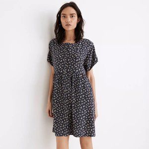 button-front mini dress in spring fling